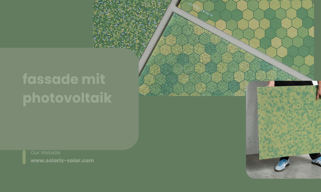 fassade mit photovoltaik