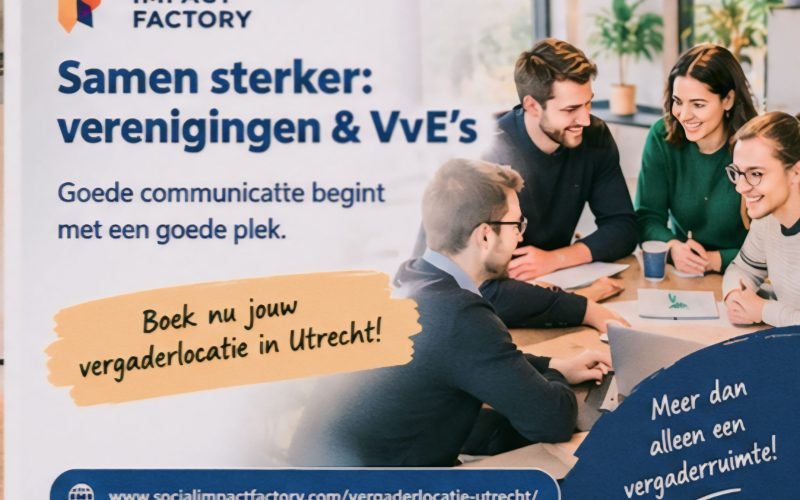 Vergaderlocatie Utrecht voor verenigingen en VvE’s: zo maak je van een mailing een uitnodiging
